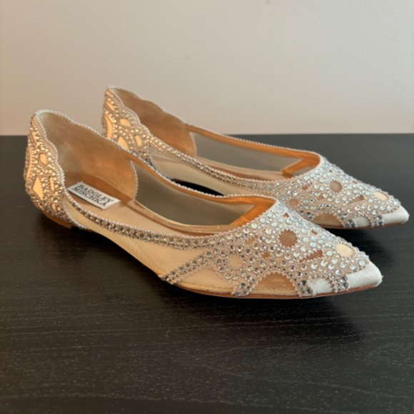 Badgley Mischka Jeweled Flat - Picture 2 of 6